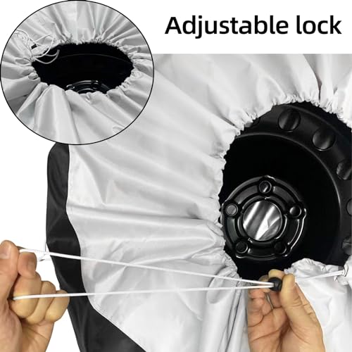 LANZMYAN Portable Spare Tire Cover, Wheel Protector