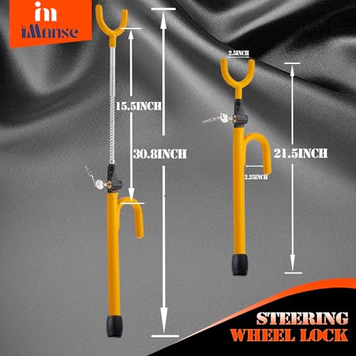 Heavy Duty iMonse Steering Wheel Lock for Car