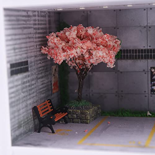 YIYIBYUS Model Cars Display Case with LED Lights