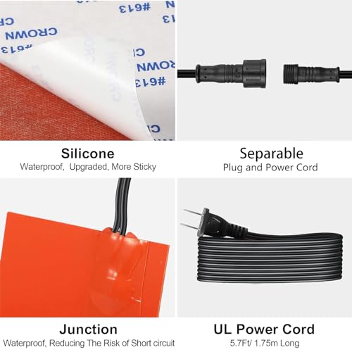 Engine Heater Pad for Cold Weather Protection, 150W