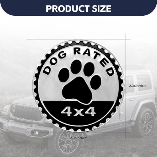 Dogs Badge Car Emblem for Jeep Wrangler
