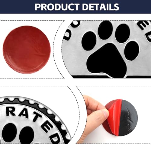 Dogs Badge Car Emblem for Jeep Wrangler