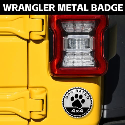 Dogs Badge Car Emblem for Jeep Wrangler