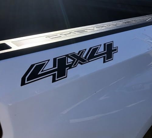 4x4 Decals for Chevy Silverado Sierra Truck Bedside