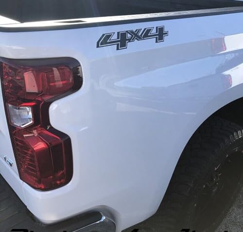 4x4 Decals for Chevy Silverado Sierra Truck Bedside