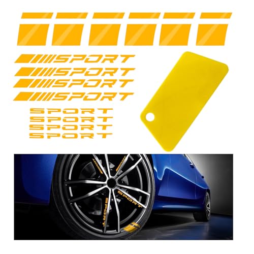 Sport Logo Car Wheel Reflective Personality Decals