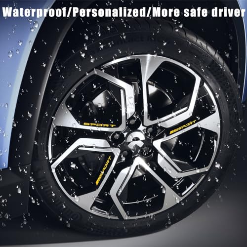 Sport Logo Car Wheel Reflective Personality Decals