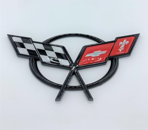 1997-2004 C5 Corvette Rear Cross Flags Emblem
