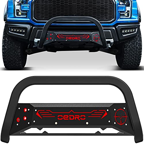 oEdRo Ford F150 Bull Bar, Front Bumper with Skid Plate
