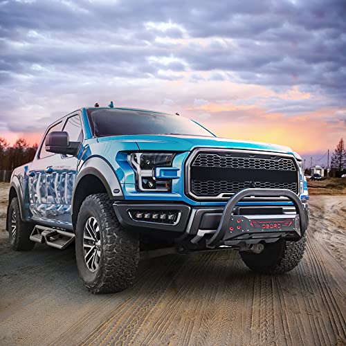 oEdRo Ford F150 Bull Bar, Front Bumper with Skid Plate