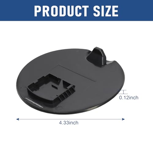 Ford F-150 Gas Tank Door Cap - Black
