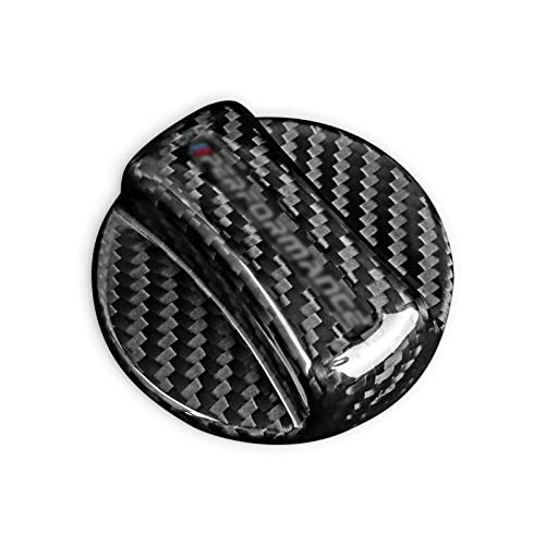 BMW Universal Gas Tank Door Sticker with Carbon Fiber Trim