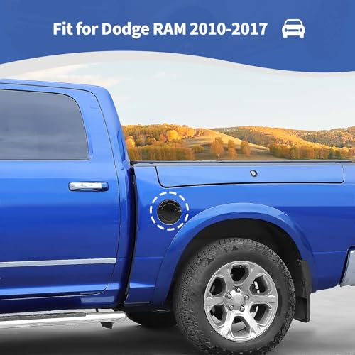 Carbon Fiber Gas Tank Door Cover for Dodge RAM
