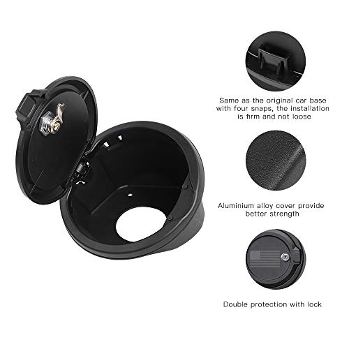 JeCar Locking Gas Tank Door for Jeep Wrangler
