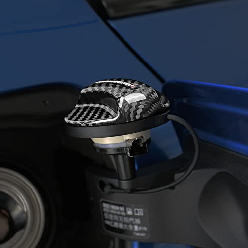 BMW Universal Gas Tank Door Sticker with Carbon Fiber Trim