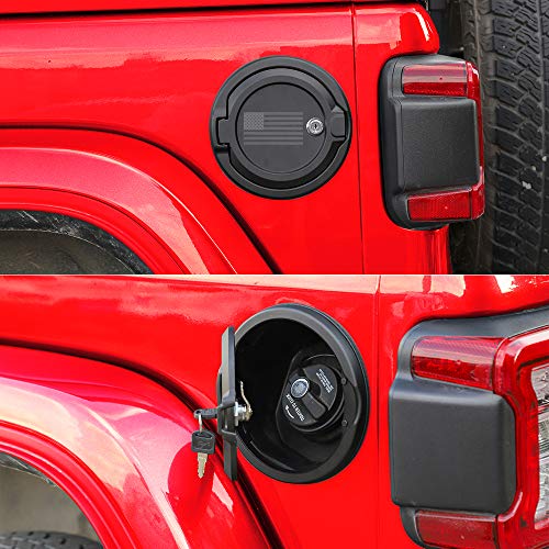 JeCar Locking Gas Tank Door for Jeep Wrangler