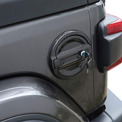 JeCar Locking Fuel Filler Cover for Jeep Wrangler
