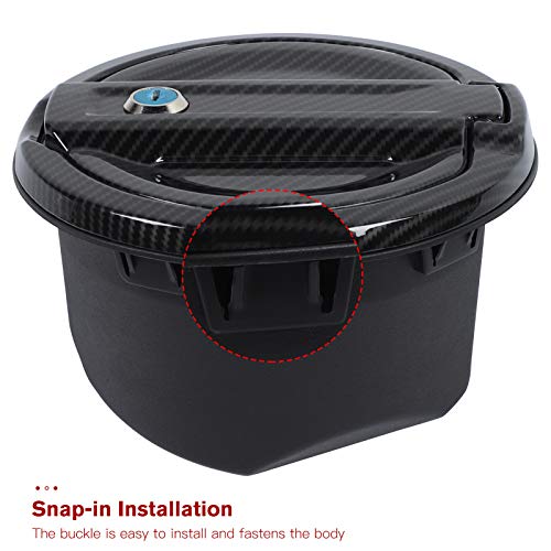 JeCar Locking Fuel Filler Cover for Jeep Wrangler