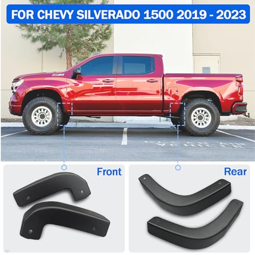 Chevy Silverado Mud Flap Deletes - Front & Rear