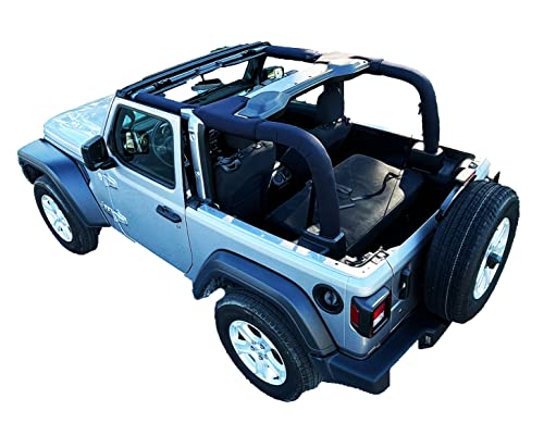 Neoprene Roll Bar Padding for 2-Door Jeep Wrangler