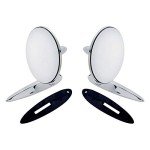 Stainless Steel Exterior Mirror Bundle Set for 1955-57 Chevy