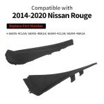 Car Accessories: Front Left + Right Windshield Wiper Cowl Trim for 2014-2020 Nissan Rouge