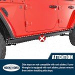 Hooke Road Wrangler JL Drop Down Side Steps