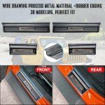 Stainless Steel Door Sill Guards for Jeep Wrangler