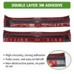 JONGCOVER Rubber Door Sill Guard Kit for Wrangler