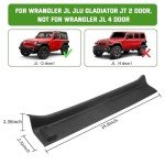 JONGCOVER Rubber Door Sill Guard Kit for Wrangler