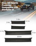 JOYTUTUS Gladiator Door Sill Guards (4-Piece Set)
