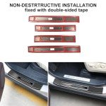 Toyota Highlander Door Sill Protector - Black Steel