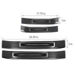 Toyota Highlander Door Sill Protector - Black Steel