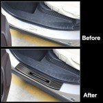 Toyota Highlander Door Sill Protector - Black Steel