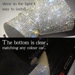 Rhinestone Crystal Car Door Entry Protectors - 4 Pack