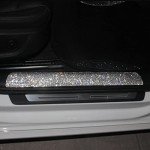 Rhinestone Crystal Car Door Entry Protectors - 4 Pack