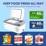 TREFAN 12V Portable Refrigerator for Car Camping