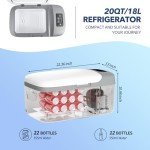 TREFAN 12V Portable Refrigerator for Car Camping