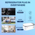 TREFAN 12V Portable Refrigerator for Car Camping