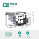 Alpicool 10 Quart 12V Portable Car Refrigerator