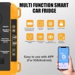 T-SUNiceM 12V Electric Car Fridge Cooler 28 Quart