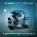 Portable 12V Car Fridge with APP Control