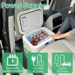 Portable 12V Car Fridge and Freezer Cooler