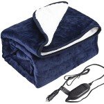 Heated Flannel Blanket for Cars and Trucks