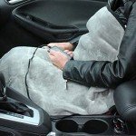 Heated Car Blanket with Auto Shutoff - Grey
