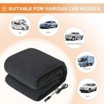 Westinghouse 12V Heated Car Blanket - Charcoal