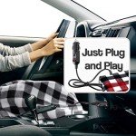 ZONETECH Black & White Checked Car Blanket