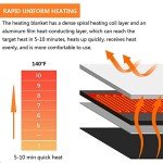 Portable Electric Heated Car Blanket for Travel