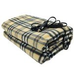 12V Fleece Electric Car Blanket for Cold Weather