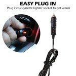 Heated 12V Electric Car Blanket - Fleece Comfort